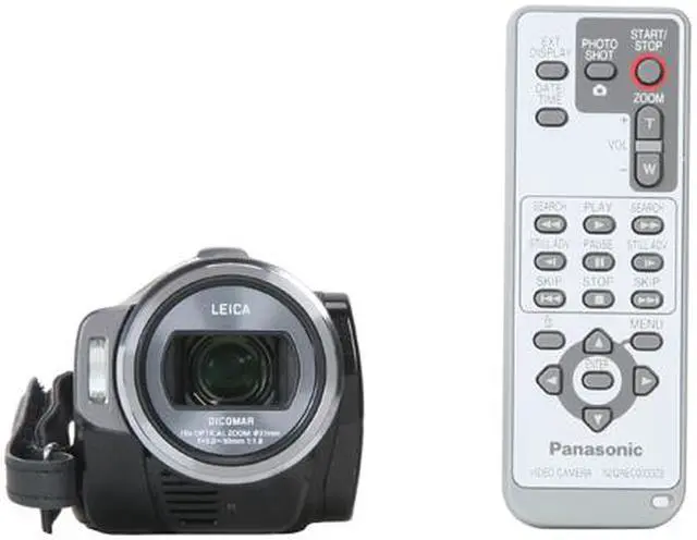 Alt view image 10 of 12 - Panasonic HDC-SD5 Black 3CCD 2.7"LCD 10X Variable Speed Optical Zoom High Definition Camcorder