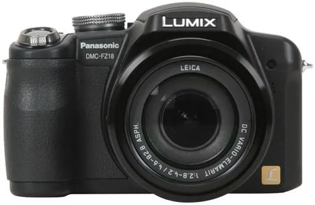 Alt view image 10 of 15 - Panasonic DMC-FZ18K Black 8.1 MP 2.5" 207K LCD 18X Optical Zoom 28mm Wide Angle Digital Camera