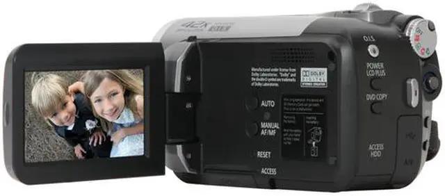 Alt view image 3 of 12 - Panasonic SDR-H40 Black/Silver 2.7"LCD 42X Variable Speed Zoom 40GB Hard Disk Drive/SD Hybrid Camcorder