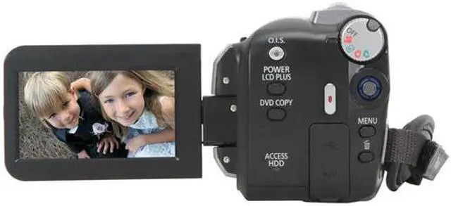 Alt view image 4 of 12 - Panasonic SDR-H40 Black/Silver 2.7"LCD 42X Variable Speed Zoom 40GB Hard Disk Drive/SD Hybrid Camcorder