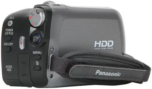 Alt view image 5 of 12 - Panasonic SDR-H40 Black/Silver 2.7"LCD 42X Variable Speed Zoom 40GB Hard Disk Drive/SD Hybrid Camcorder