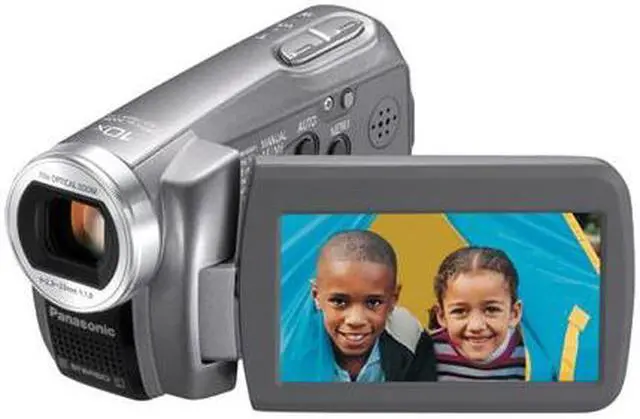 Main image of Panasonic SDR-S7S Silver 2.7"LCD 10x Variable Speed Zoom Shock-Resistant SD Camcorder