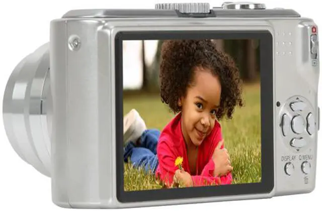 Alt view image 3 of 12 - Panasonic DMC-TZ5S Silver 9.0 MP 10X Optical Zoom 28mm Wide Angle HD Output Digital Camera