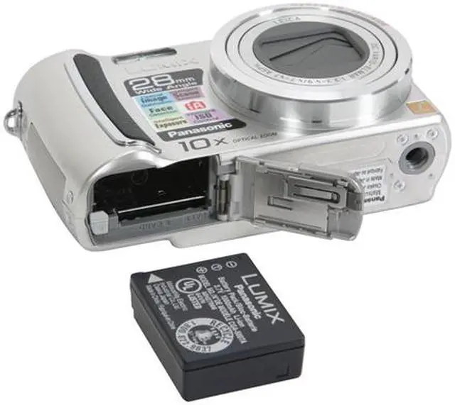 Alt view image 11 of 12 - Panasonic DMC-TZ5S Silver 9.0 MP 10X Optical Zoom 28mm Wide Angle HD Output Digital Camera