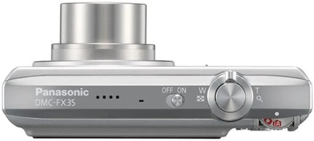 Alt view image 4 of 15 - Panasonic Lumix DMC-FX35S Silver 10.1 MP 4X Optical Zoom 25mm Wide Angle Digital Camera