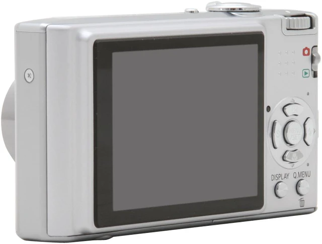 Alt view image 7 of 15 - Panasonic Lumix DMC-FX35S Silver 10.1 MP 4X Optical Zoom 25mm Wide Angle Digital Camera