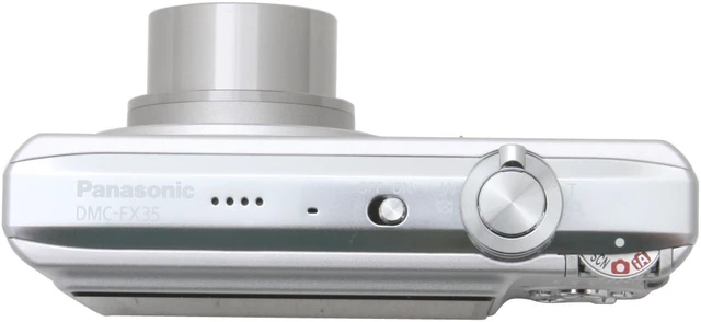 Alt view image 13 of 15 - Panasonic Lumix DMC-FX35S Silver 10.1 MP 4X Optical Zoom 25mm Wide Angle Digital Camera