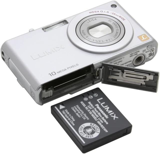 Alt view image 14 of 15 - Panasonic Lumix DMC-FX35S Silver 10.1 MP 4X Optical Zoom 25mm Wide Angle Digital Camera