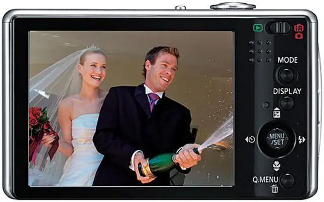 Panasonic LUMIX DMC-FX500 Black 10.1 MP 25mm Wide Angle Digital