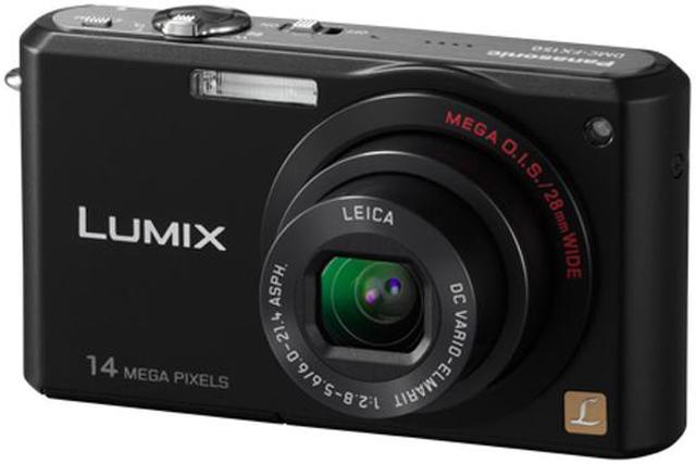 Panasonic Lumix DMC-FX150 Black 14.7 MP 28mm Wide Angle Digital