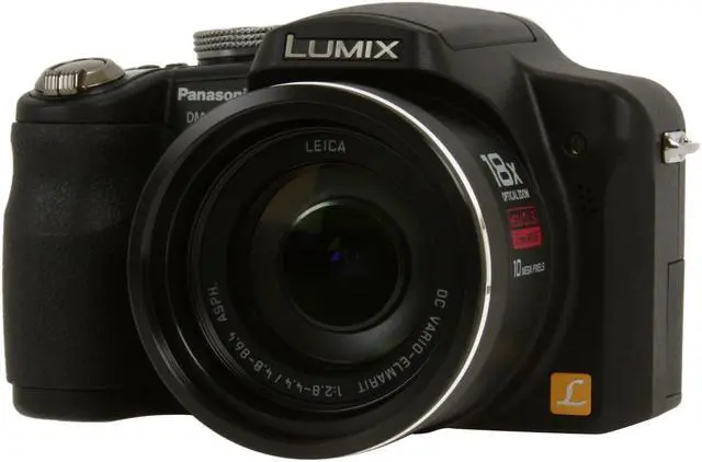 Main image of Panasonic DMC-FZ28K Black 10.1 MP 18X Optical Zoom 27mm Wide Angle Digital Camera