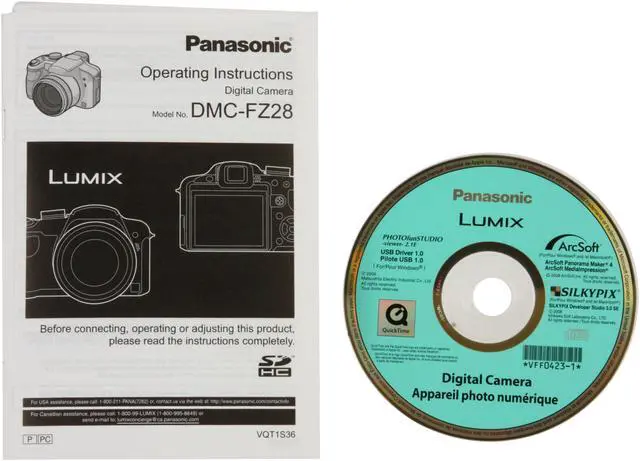 Alt view image 13 of 14 - Panasonic DMC-FZ28K Black 10.1 MP 18X Optical Zoom 27mm Wide Angle Digital Camera