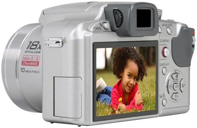 Panasonic Lumix DMC-FZ28S Silver 10.1 MP 27mm Wide Angle Digital