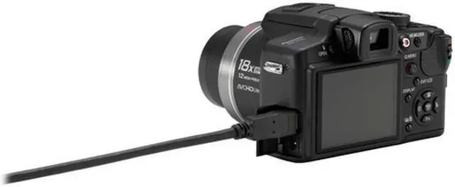 Alt view image 10 of 11 - Panasonic LUMIX DMC-FZ35 Black 12.1 MP 18X Optical Zoom 27mm Wide Angle Digital Camera