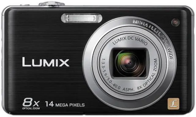 Alt view image 2 of 4 - Panasonic LUMIX DMC-FH20 Black 14 MP 8X Optical Zoom 28mm Wide Angle Digital Camera