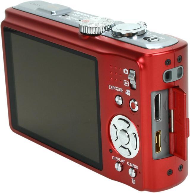 Alt view image 7 of 9 - Panasonic DMC-ZS7R Red 12.1 MP 12X Optical Zoom 25mm Wide Angle Digital Camera