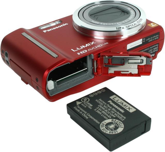 Alt view image 8 of 9 - Panasonic DMC-ZS7R Red 12.1 MP 12X Optical Zoom 25mm Wide Angle Digital Camera