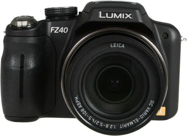 Alt view image 2 of 8 - Panasonic DMC-FZ40K Black 14.1MP 24X Optical Zoom 25mm Wide Angle Digital Camera