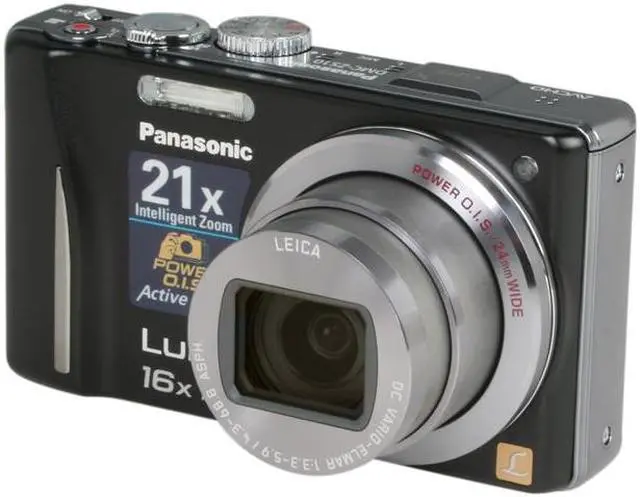Main image of Panasonic DMC-ZS10K Black 14.1 MP 16X Optical Zoom Digital Camera