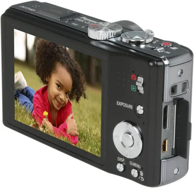 Alt view image 7 of 9 - Panasonic DMC-ZS10K Black 14.1 MP 16X Optical Zoom Digital Camera