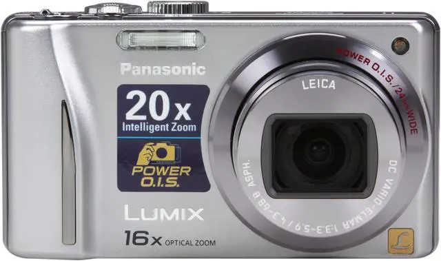Alt view image 2 of 8 - Panasonic DMC-ZS8 Silver 14.1 MP 16X Optical Zoom Digital Camera