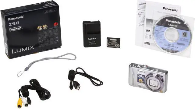 Alt view image 8 of 8 - Panasonic DMC-ZS8 Silver 14.1 MP 16X Optical Zoom Digital Camera