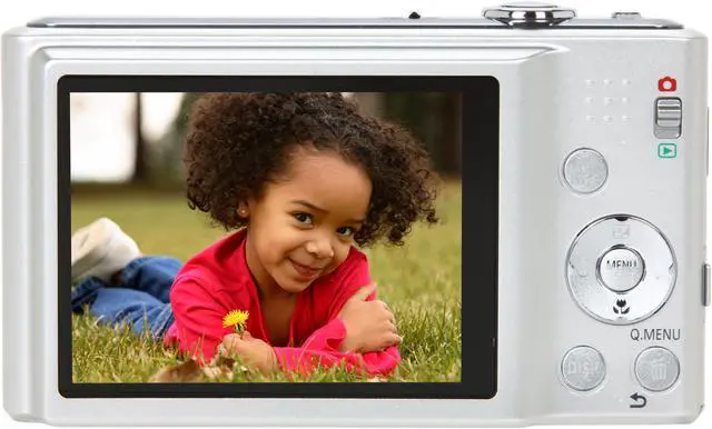 Alt view image 4 of 8 - Panasonic DMC-FH25S Silver 16.1 MP 8X Optical Zoom 28mm Wide Angle Digital Camera