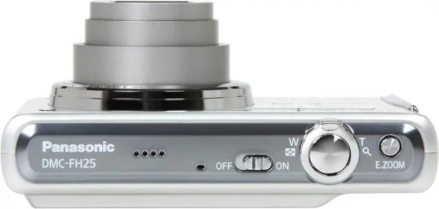 Alt view image 6 of 8 - Panasonic DMC-FH25S Silver 16.1 MP 8X Optical Zoom 28mm Wide Angle Digital Camera