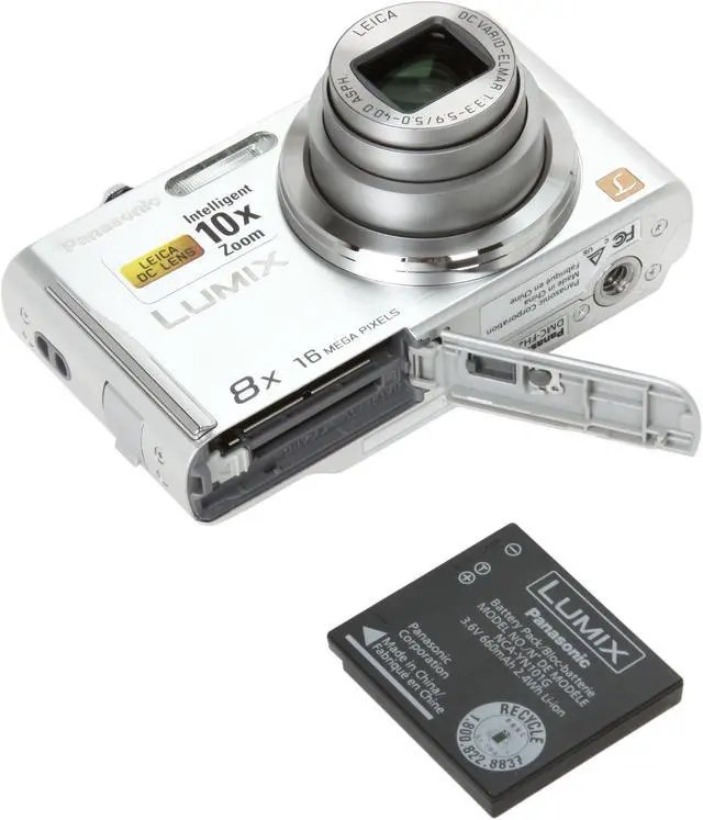 Alt view image 7 of 8 - Panasonic DMC-FH25S Silver 16.1 MP 8X Optical Zoom 28mm Wide Angle Digital Camera