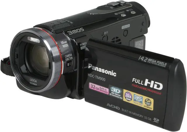 Main image of Panasonic HDC-TM900K Black 3CMOS High Definition HDD/Flash Memory Camcorder