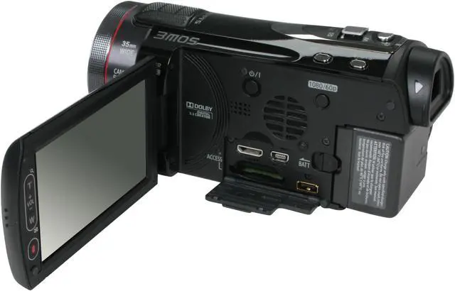 Alt view image 8 of 11 - Panasonic HDC-TM900K Black 3CMOS High Definition HDD/Flash Memory Camcorder