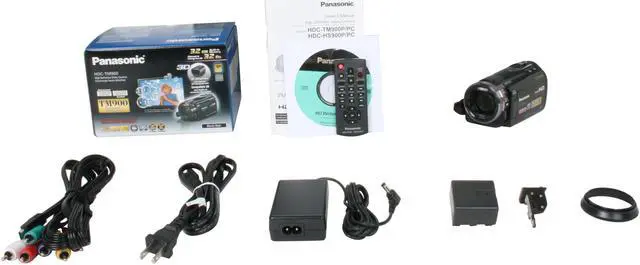 Alt view image 11 of 11 - Panasonic HDC-TM900K Black 3CMOS High Definition HDD/Flash Memory Camcorder