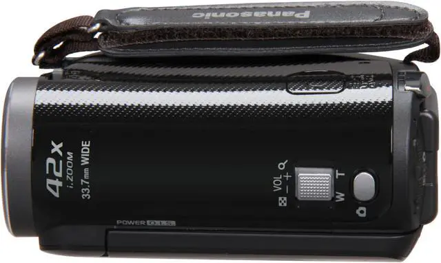 Alt view image 6 of 8 - Panasonic HDC-TM80K Black 1/5.8" MOS 2.7" 230k LCD 34X Optical Zoom High Definition HDD/Flash Memory Camcorder