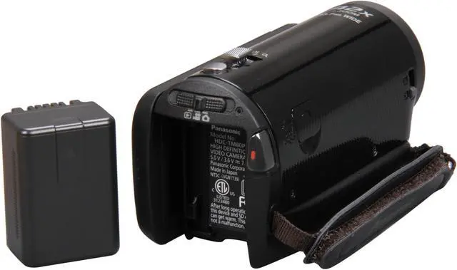 Alt view image 7 of 8 - Panasonic HDC-TM80K Black 1/5.8" MOS 2.7" 230k LCD 34X Optical Zoom High Definition HDD/Flash Memory Camcorder