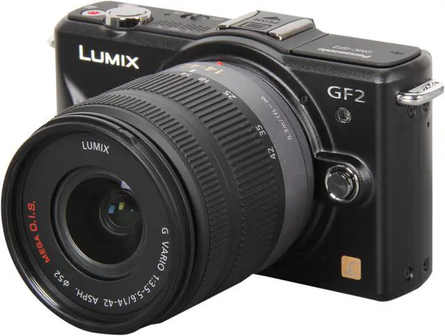 Main image of Panasonic LUMIX DMC-GF2KK Black 12.10 MP Micro Four-Thirds Interchangeable Lens Digital Camera w/ 14-42 lens