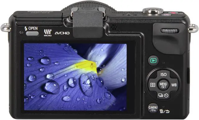 Alt view image 4 of 10 - Panasonic LUMIX DMC-GF2KK Black 12.10 MP Micro Four-Thirds Interchangeable Lens Digital Camera w/ 14-42 lens