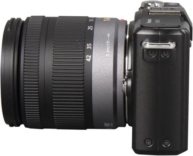 Alt view image 5 of 10 - Panasonic LUMIX DMC-GF2KK Black 12.10 MP Micro Four-Thirds Interchangeable Lens Digital Camera w/ 14-42 lens