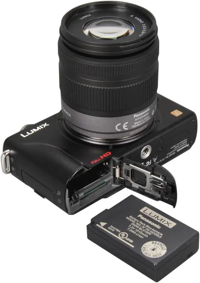 Alt view image 9 of 10 - Panasonic LUMIX DMC-GF2KK Black 12.10 MP Micro Four-Thirds Interchangeable Lens Digital Camera w/ 14-42 lens