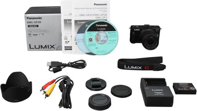 Alt view image 10 of 10 - Panasonic LUMIX DMC-GF2KK Black 12.10 MP Micro Four-Thirds Interchangeable Lens Digital Camera w/ 14-42 lens