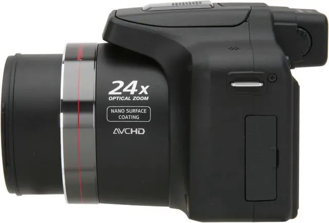 Alt view image 5 of 8 - Panasonic DMC-FZ47K Black 12.1 MP 24X Optical Zoom 25mm Wide Angle Digital Camera