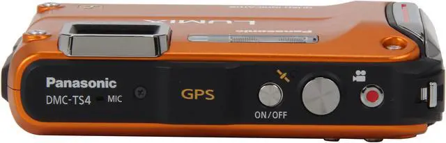 Alt view image 6 of 8 - Panasonic LUMIX DMC-TS4D Orange 12.1 MP 2.7" 230K Action Camera