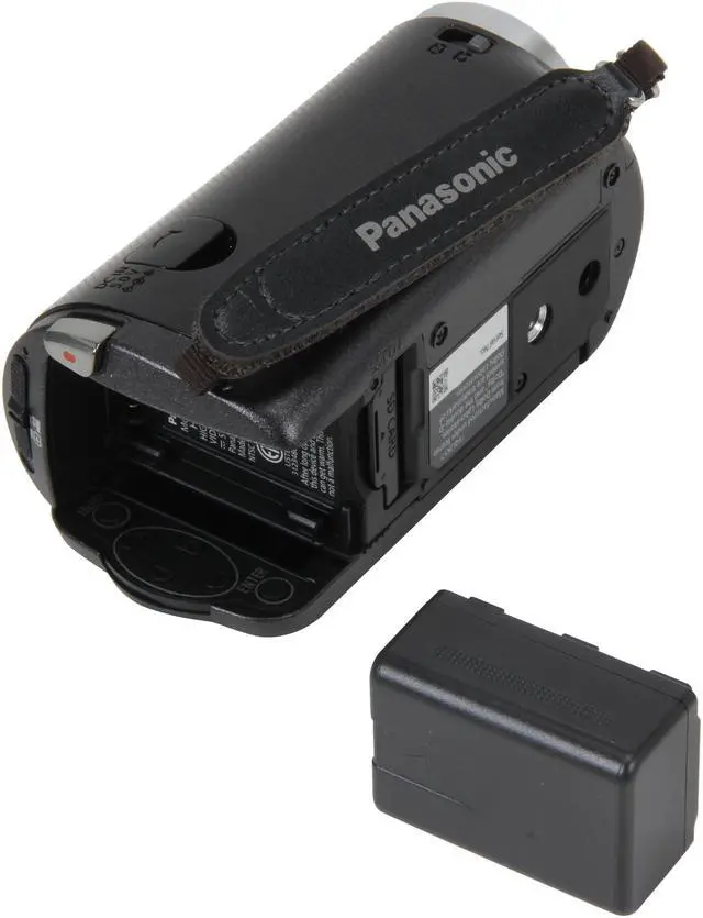 Alt view image 7 of 8 - Panasonic HC-V100K Black 1/5.8" MOS 2.7" LCD 34X Optical Zoom Full HD Camcorder