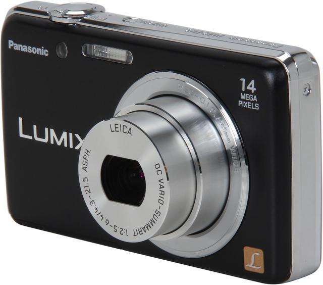 Panasonic LUMIX DMC-FH6 Black 14.1 MP 24mm Wide Angle Digital Camera -  Newegg.com