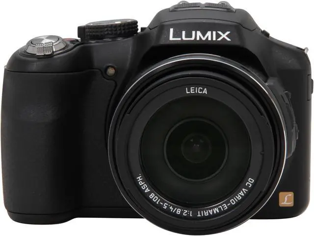 Alt view image 2 of 9 - Panasonic LUMIX FZ200 Black 12.1 MP 24X Optical Zoom 25mm Wide Angle Digital Camera HDTV Output