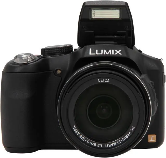 Alt view image 7 of 9 - Panasonic LUMIX FZ200 Black 12.1 MP 24X Optical Zoom 25mm Wide Angle Digital Camera HDTV Output