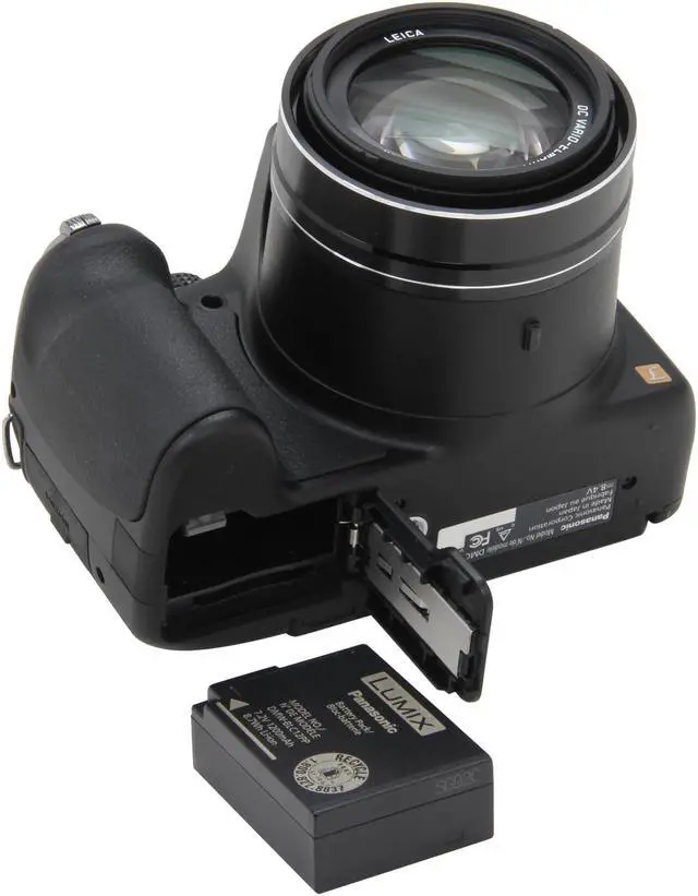 Alt view image 8 of 9 - Panasonic LUMIX FZ200 Black 12.1 MP 24X Optical Zoom 25mm Wide Angle Digital Camera HDTV Output