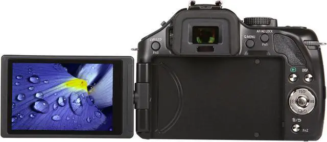 Alt view image 4 of 10 - Panasonic LUMIX G5 (DMC-G5KK) Black 16.05 MP 3.0" 920K Touch LCD Compact System Camera w/ Lumix G Vario 14-42mm Lens Kit