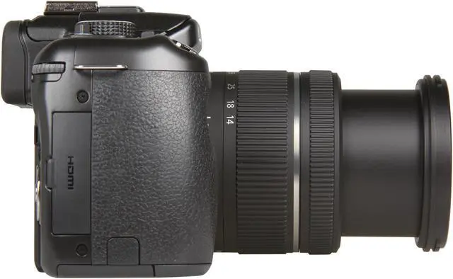 Alt view image 5 of 10 - Panasonic LUMIX G5 (DMC-G5KK) Black 16.05 MP 3.0" 920K Touch LCD Compact System Camera w/ Lumix G Vario 14-42mm Lens Kit