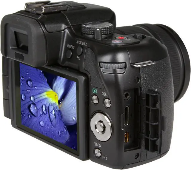 Alt view image 8 of 10 - Panasonic LUMIX G5 (DMC-G5KK) Black 16.05 MP 3.0" 920K Touch LCD Compact System Camera w/ Lumix G Vario 14-42mm Lens Kit