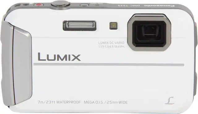 Alt view image 2 of 8 - Panasonic LUMIX TS25 DMC-TS25W White 16.1 MP 2.7" 230K Active Lifestyle Tough Camera
